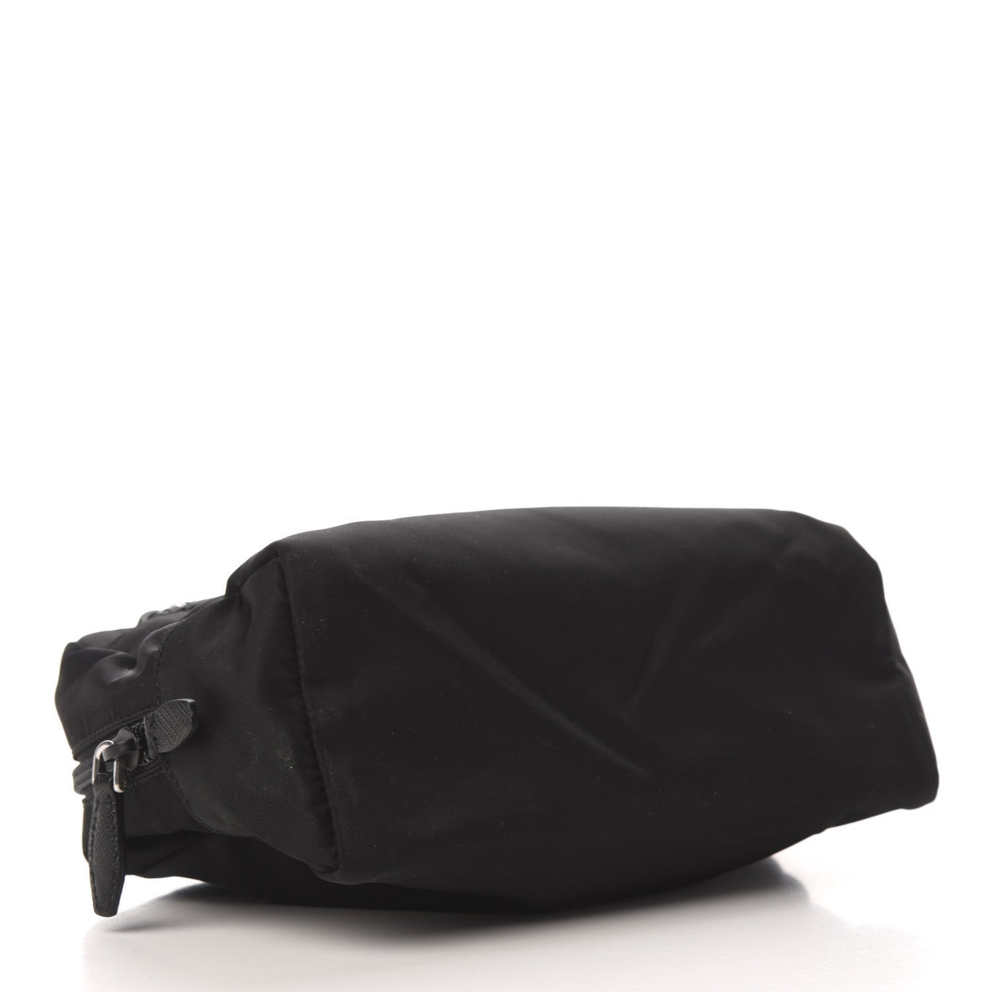 Nylon Tessuto Cosmetic Pouch Black