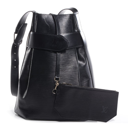 Louis Vuitton Epi Sac D'Epaule GM Black 5 of 8