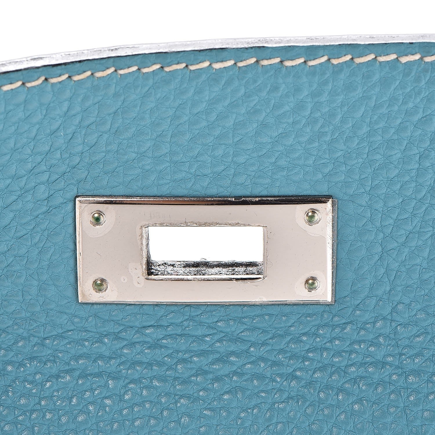 Hermes Togo Sellier Kelly 28 Blue Jean 24 of 37
