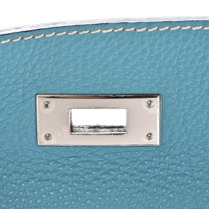 Hermes Togo Sellier Kelly 28 Blue Jean 24 of 37