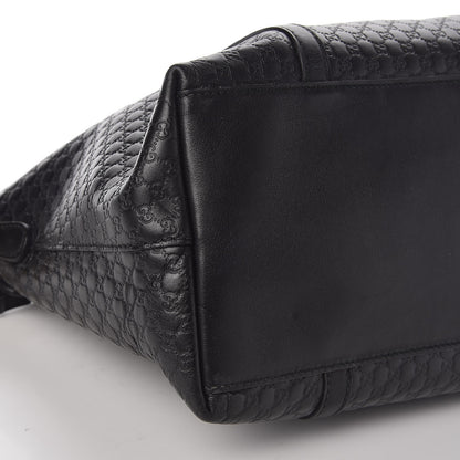 Gucci Soft Microguccissima Dome Satchel Black 14 of 15