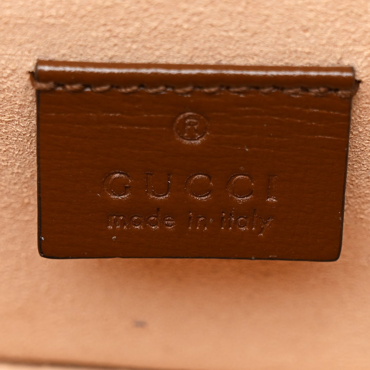 GG Supreme Monogram Mini Horsebit 1955 Shoulder Bag Beige Brown Sugar