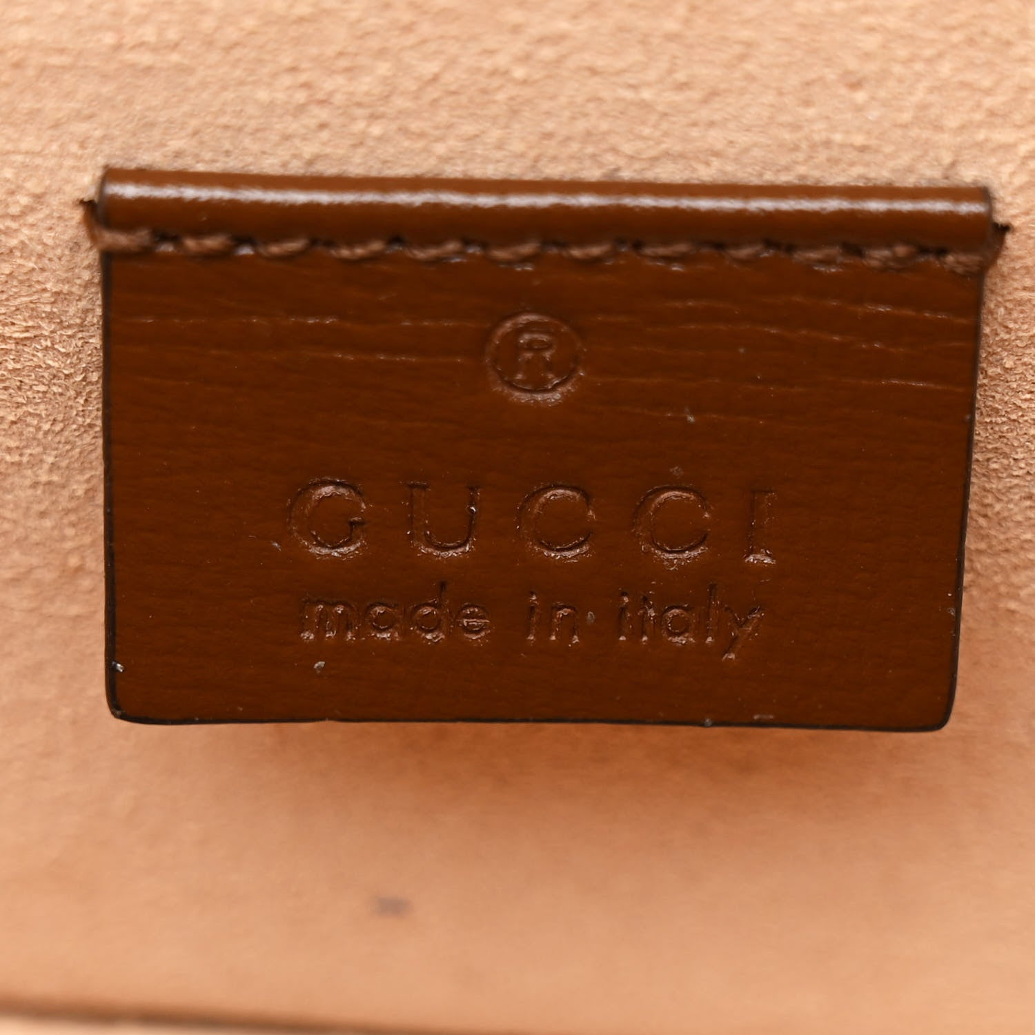 Gucci GG Supreme Monogram Mini Horsebit 1955 Shoulder Bag Beige Brown Sugar 5 of 11