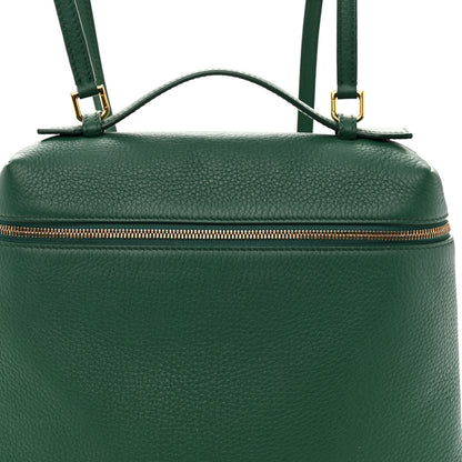 Loro Piana Grained Calfskin L23.5 Extra Pocket Backpack Forest Leaves 7 of 9