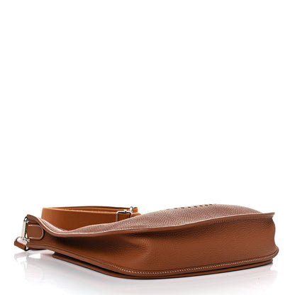 Hermes Taurillon Clemence Evelyne III PM Gold 4 of 11