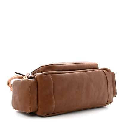 Miu Miu Nappa Aviator Pocket Top Handle Bag Rovere 4 of 10