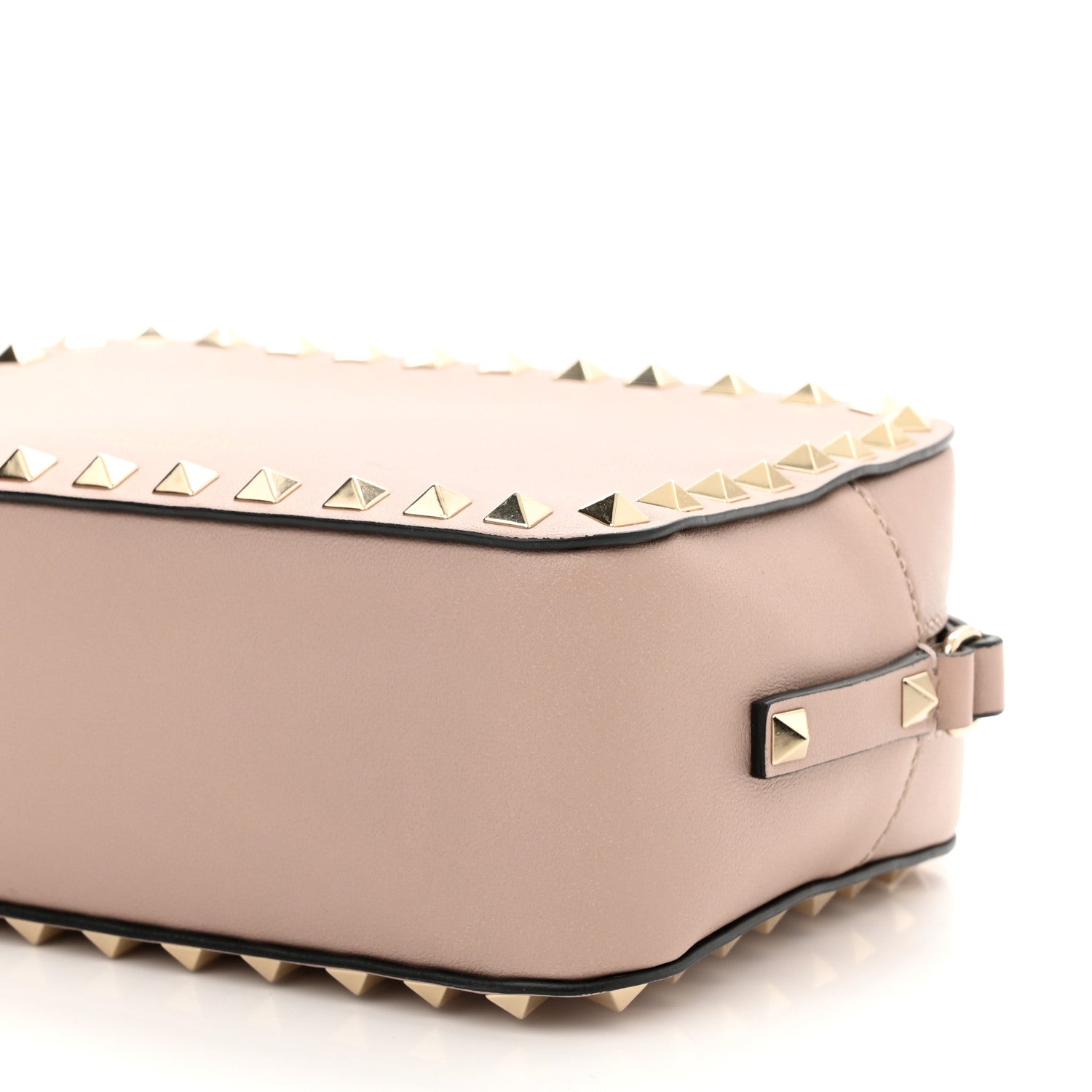Valentino Garavani Calfskin Rockstud Camera Crossbody Bag Poudre 8 of 8
