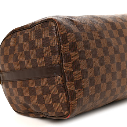 Louis Vuitton Damier Ebene Speedy Bandouliere 30 9 of 13