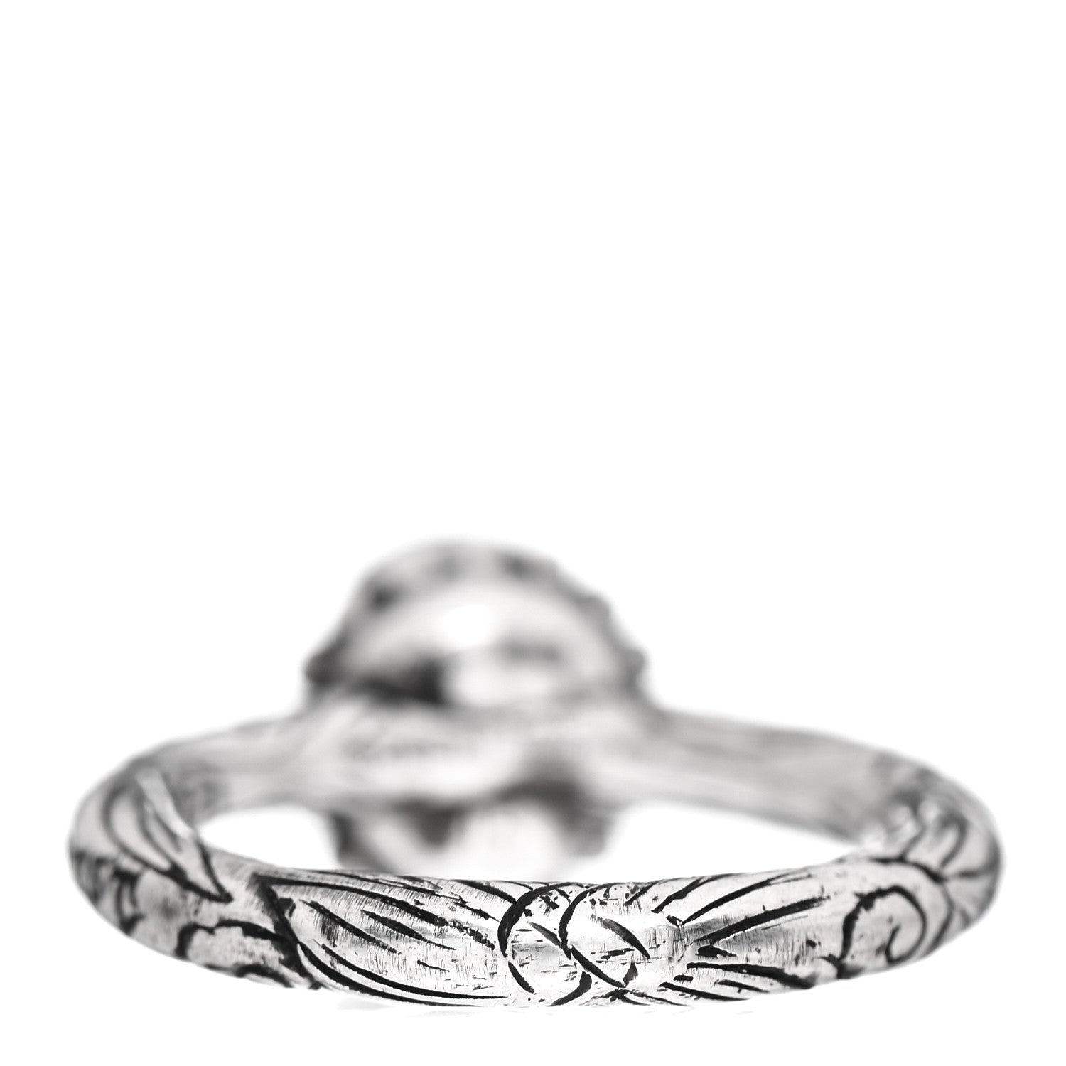 Gucci Sterling Silver Anger Forest Eagle Head Ring 55 7.25 4 of 5