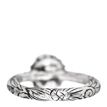 Gucci Sterling Silver Anger Forest Eagle Head Ring 55 7.25 4 of 5