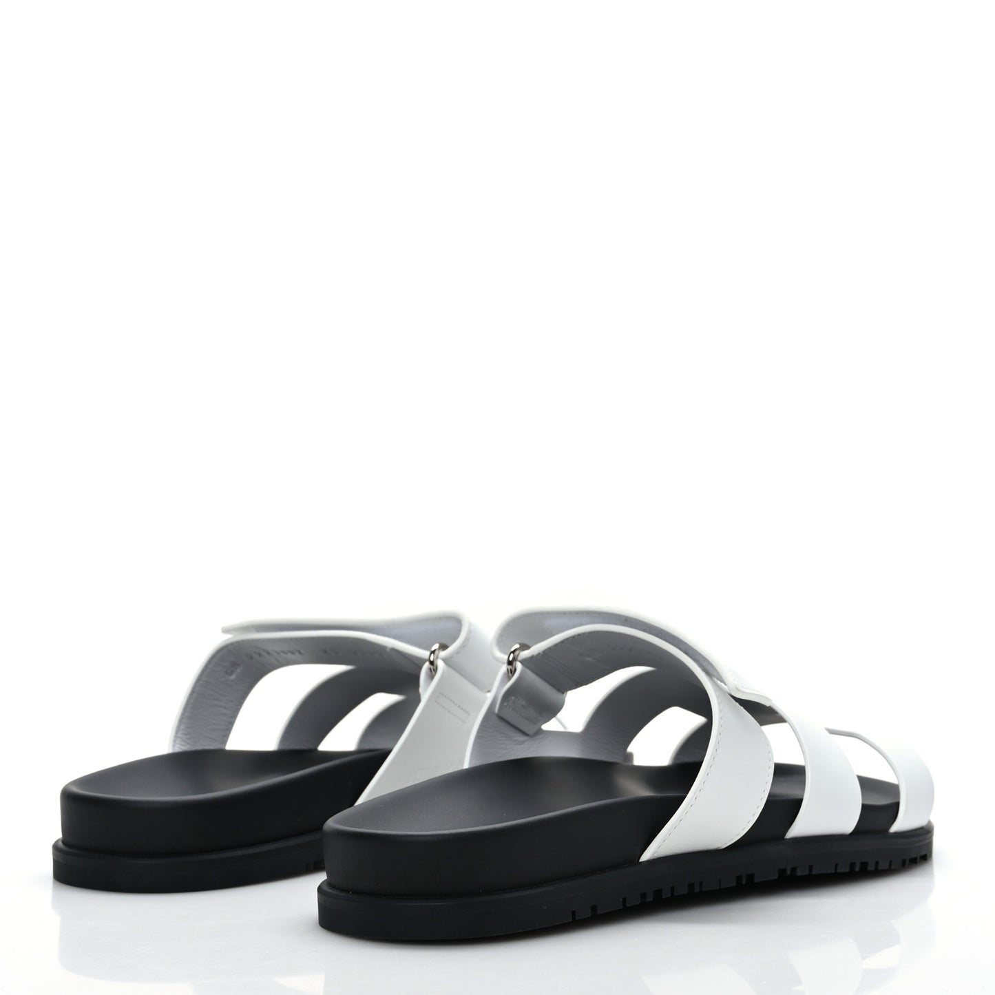 Calfskin Womens Chypre Sandals 41 White