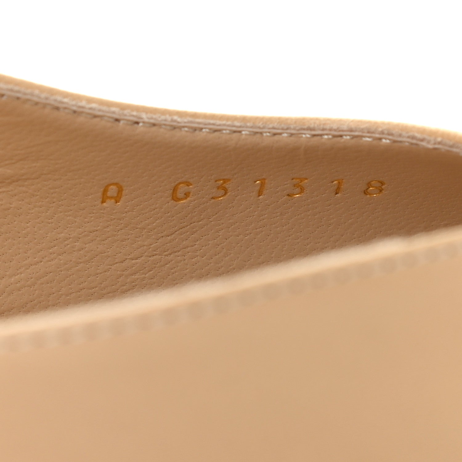 Chanel Goatskin Grosgrain Cap Toe CC Slingback Pumps 38 Beige Black 8 of 8