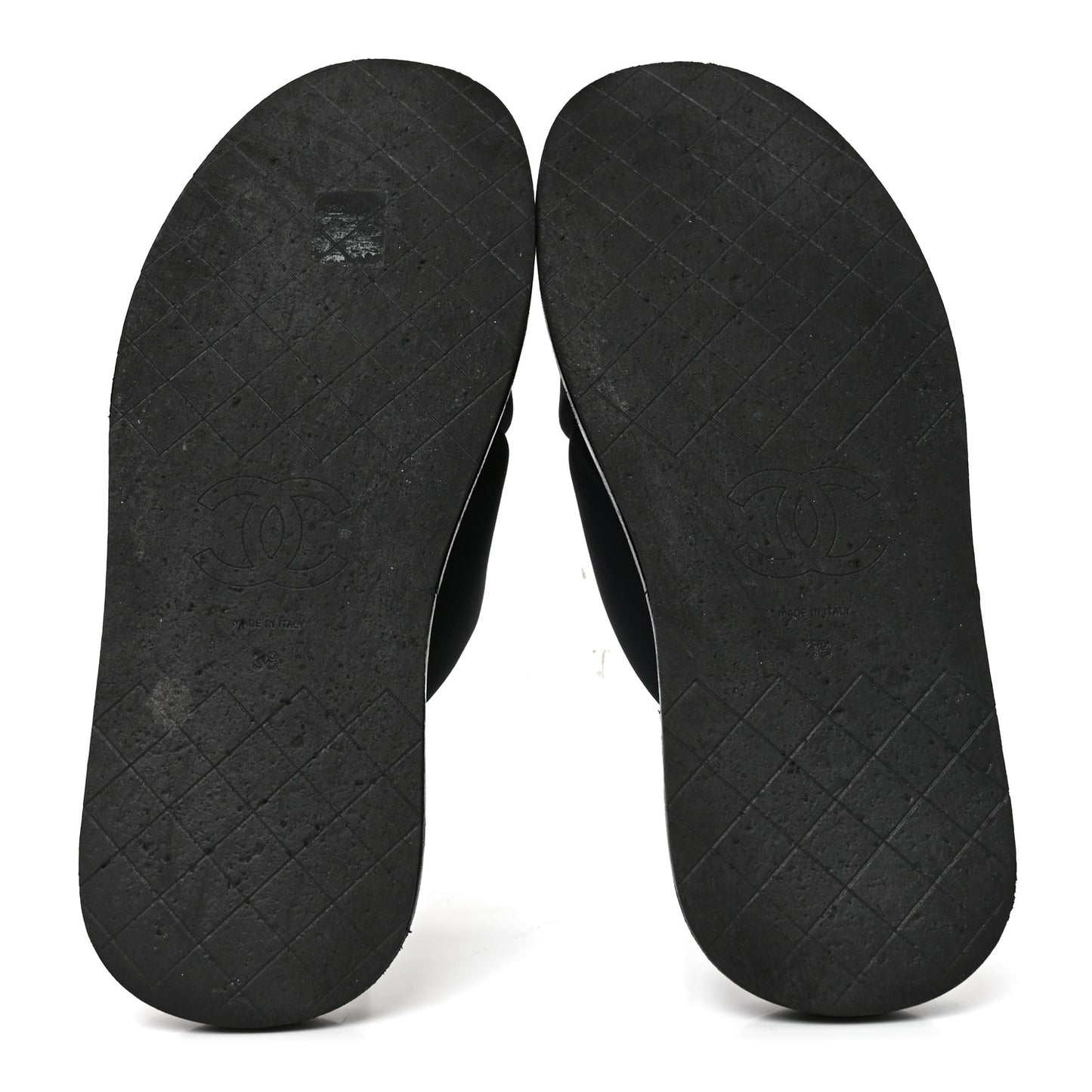 Fabric CC Mules Sandals 38 Black