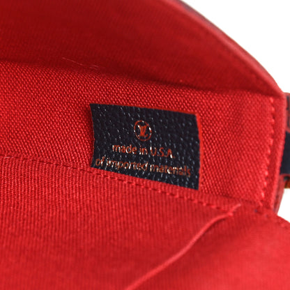 Louis Vuitton Empreinte Pochette Felicie Chain Wallet Marine Rouge 7 of 12