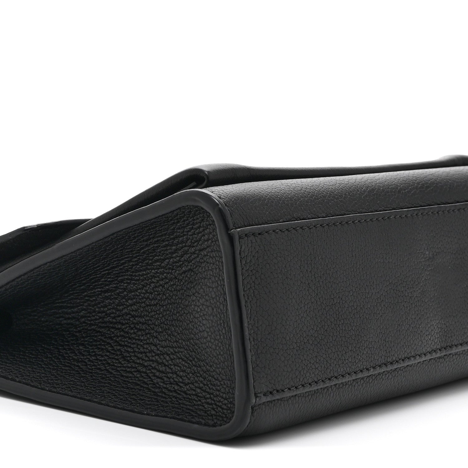 Louis Vuitton Soft Calfskin Mylockme Chain Bag BB Black 9 of 10
