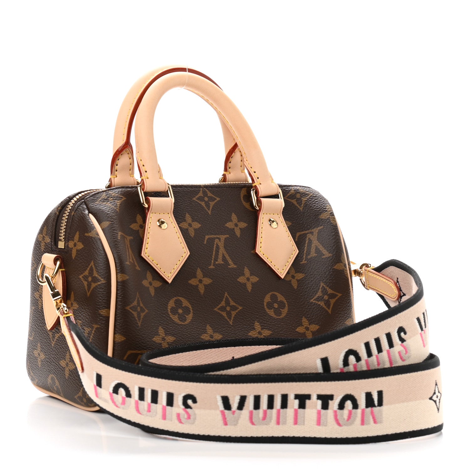 Louis Vuitton Monogram Speedy Bandouliere 20 Black 3 of 10