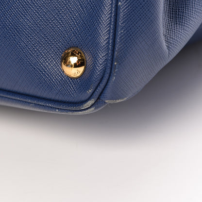 Prada Saffiano Large Galleria Double Zip Tote Bluette 13 of 13
