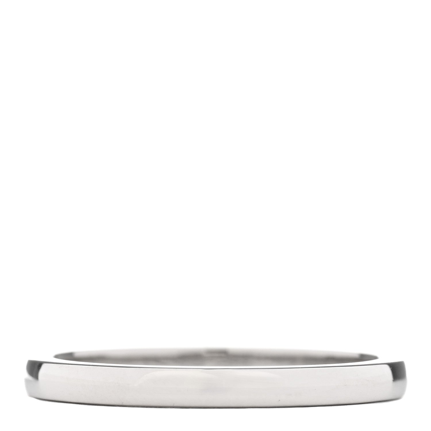 Cartier Platinum 2mm Ballerine Wedding Band Ring 54 6.75 3 of 5