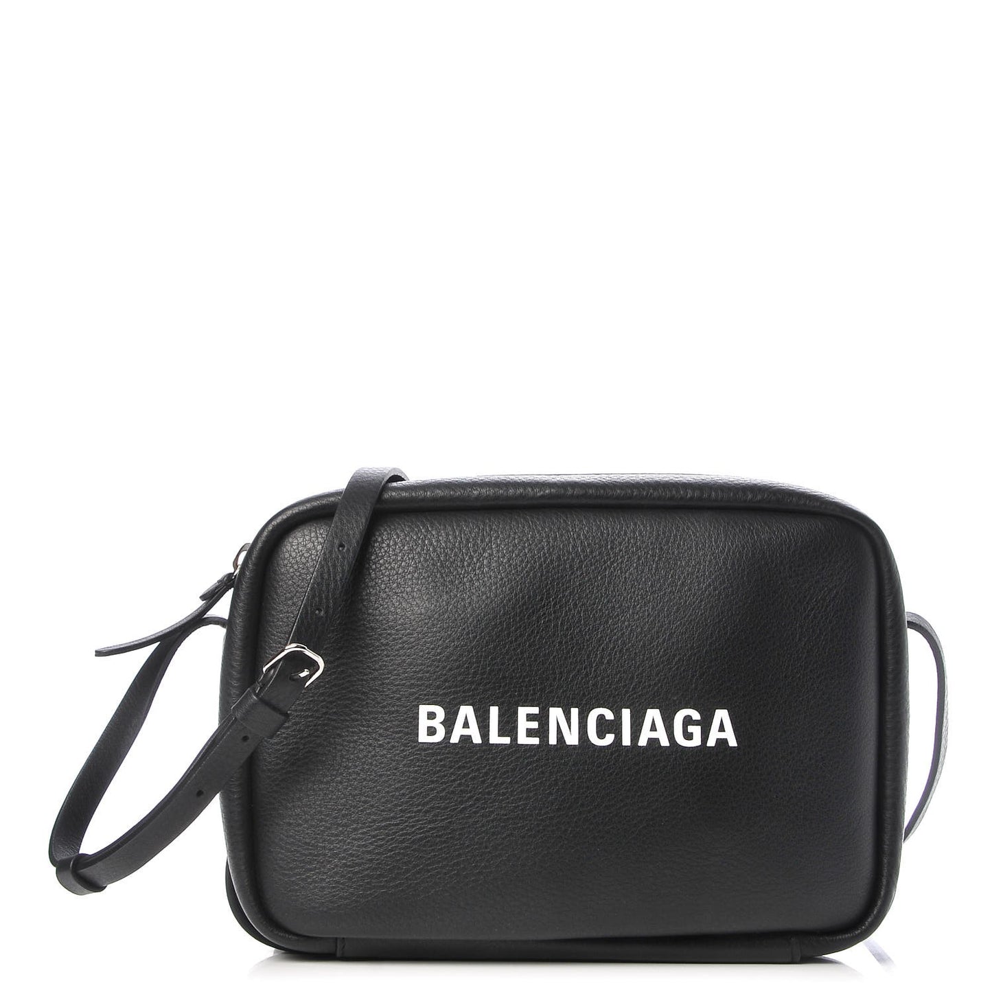 Calfskin Logo S Everyday Camera Bag Black