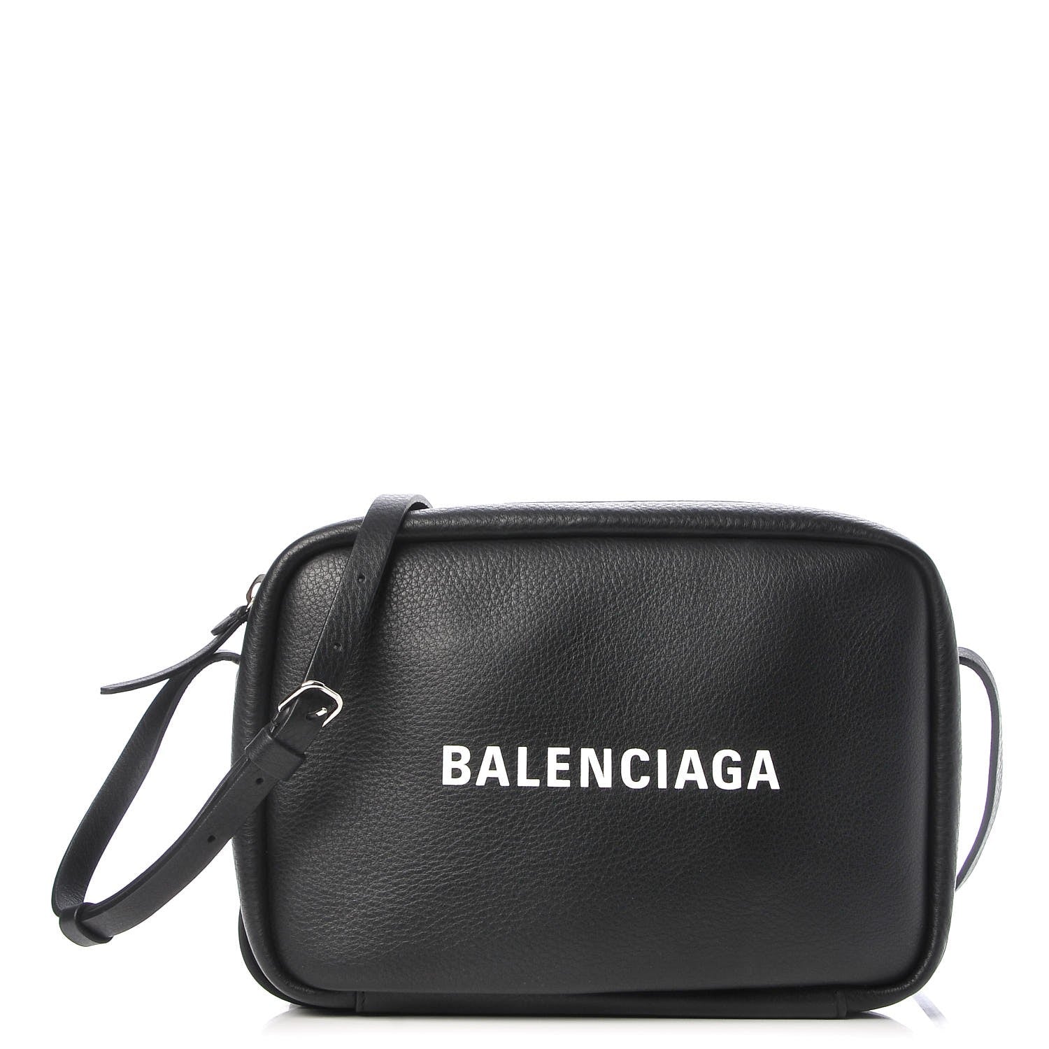 Balenciaga Calfskin Logo S Everyday Camera Bag Black 1 of 8