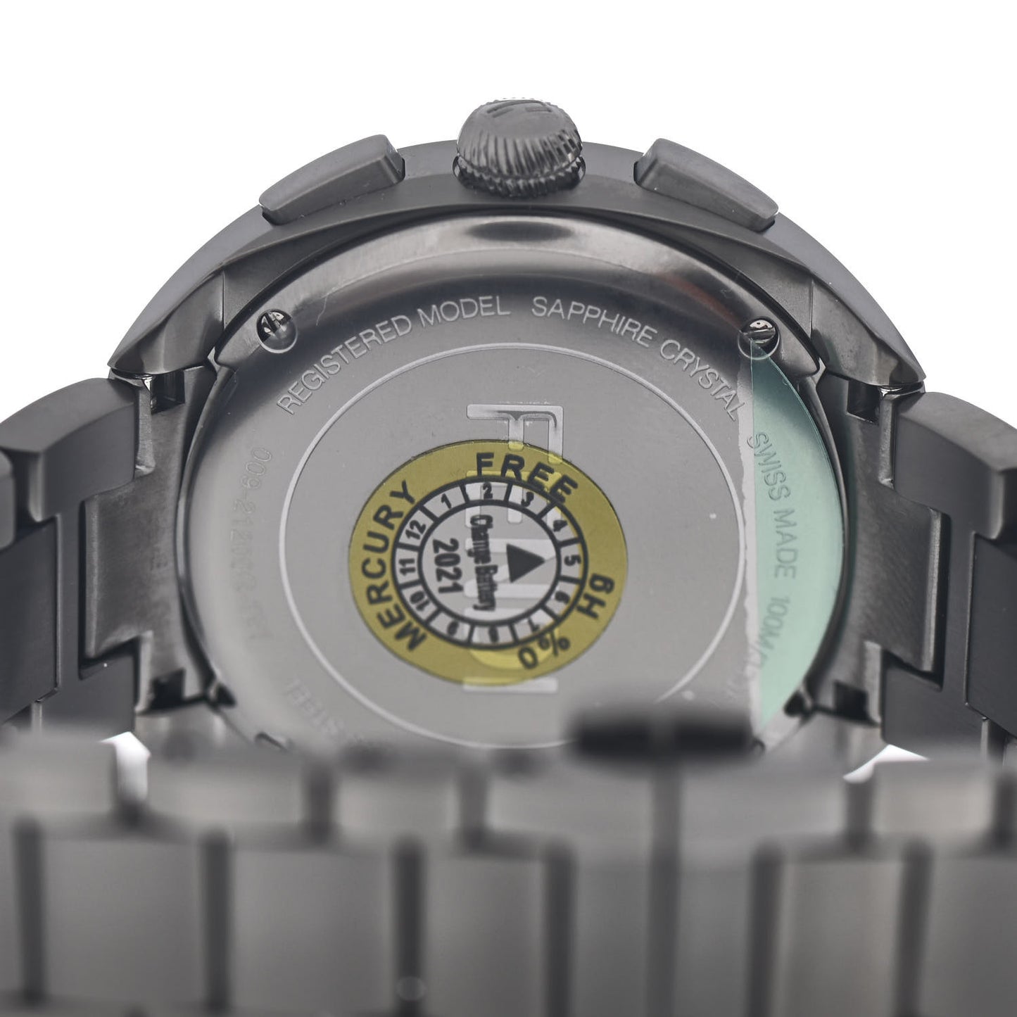 Stainless Steel 40mm Momento Bugs Quartz Watch Grey