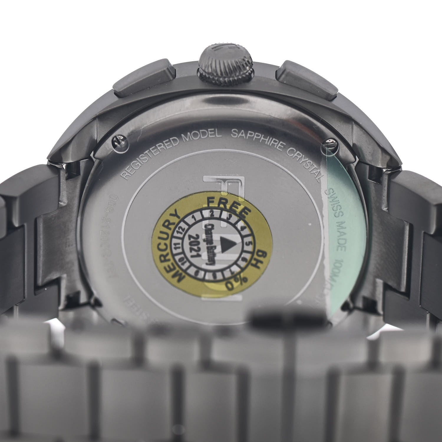 Fendi Stainless Steel 40mm Momento Bugs Quartz Watch Grey 4 of 4