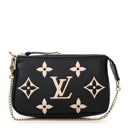 Louis Vuitton Empreinte Monogram Giant Mini Pochette Accessories Black 1 of 4