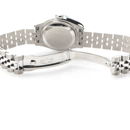 Rolex Stainless Steel 18K White Gold Diamond Meteorite 26mm Oyster Perpetual Datejust Watch 179174 6 of 7