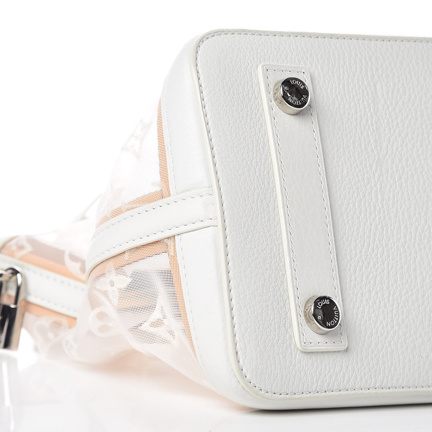 Louis Vuitton Monogram Transparence Lockit White 8 of 9