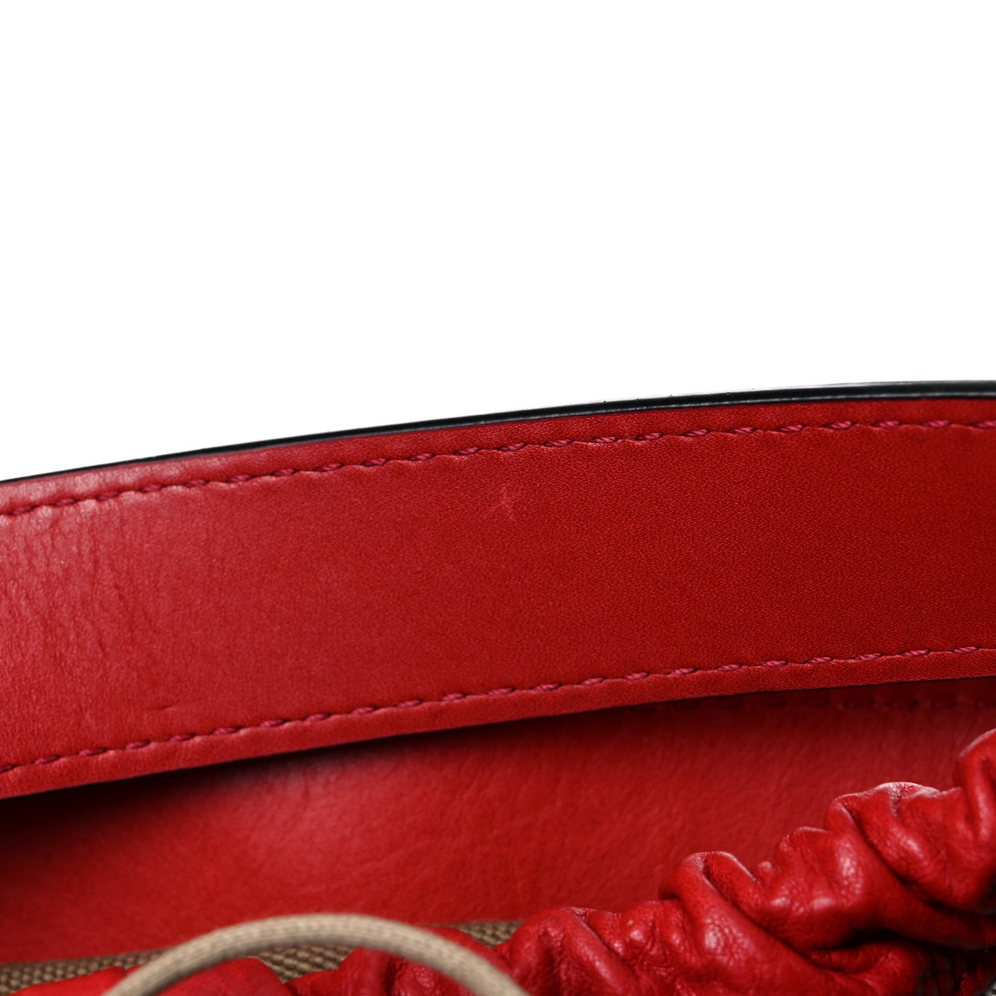 Grainy Calfskin Medium Ashby Hobo Cadmium Red