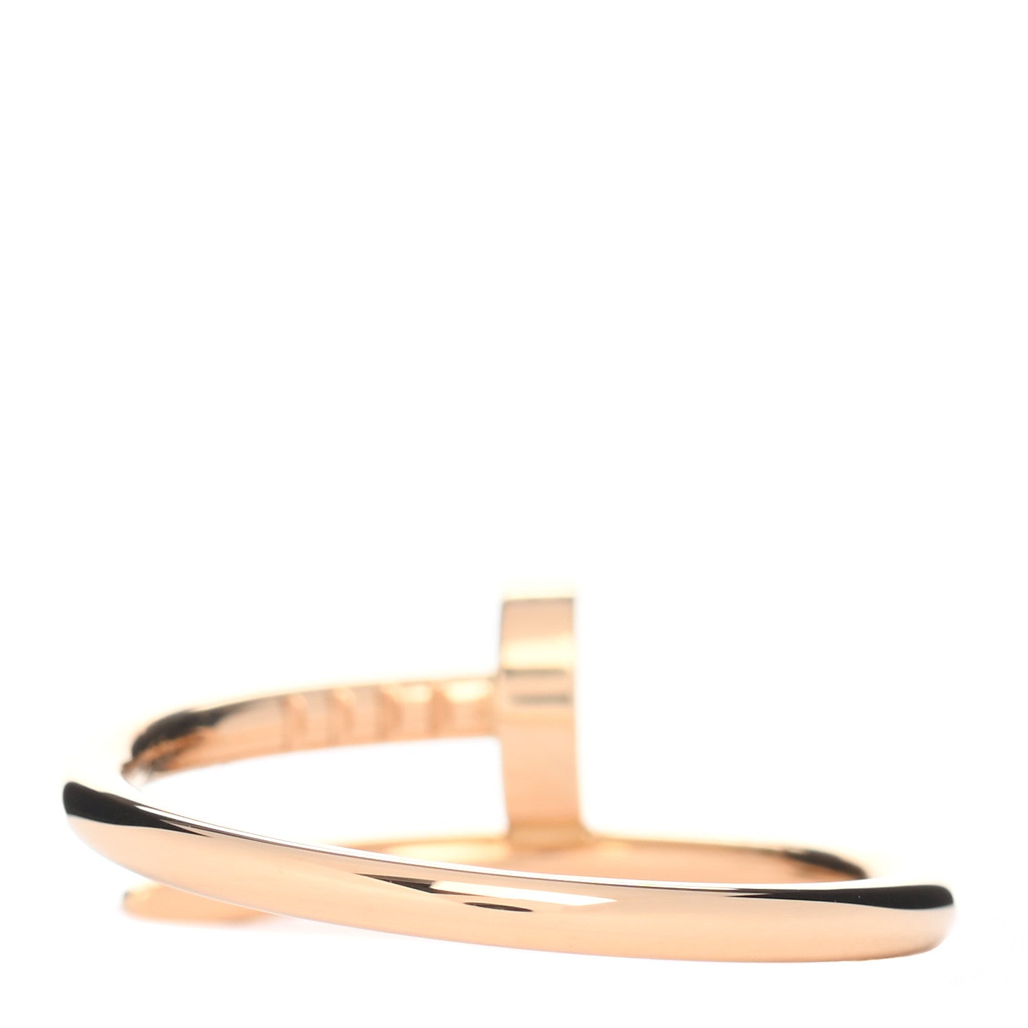 Cartier 18K Yellow Gold Small Juste Un Clou Ring 53 6.25 3 of 5