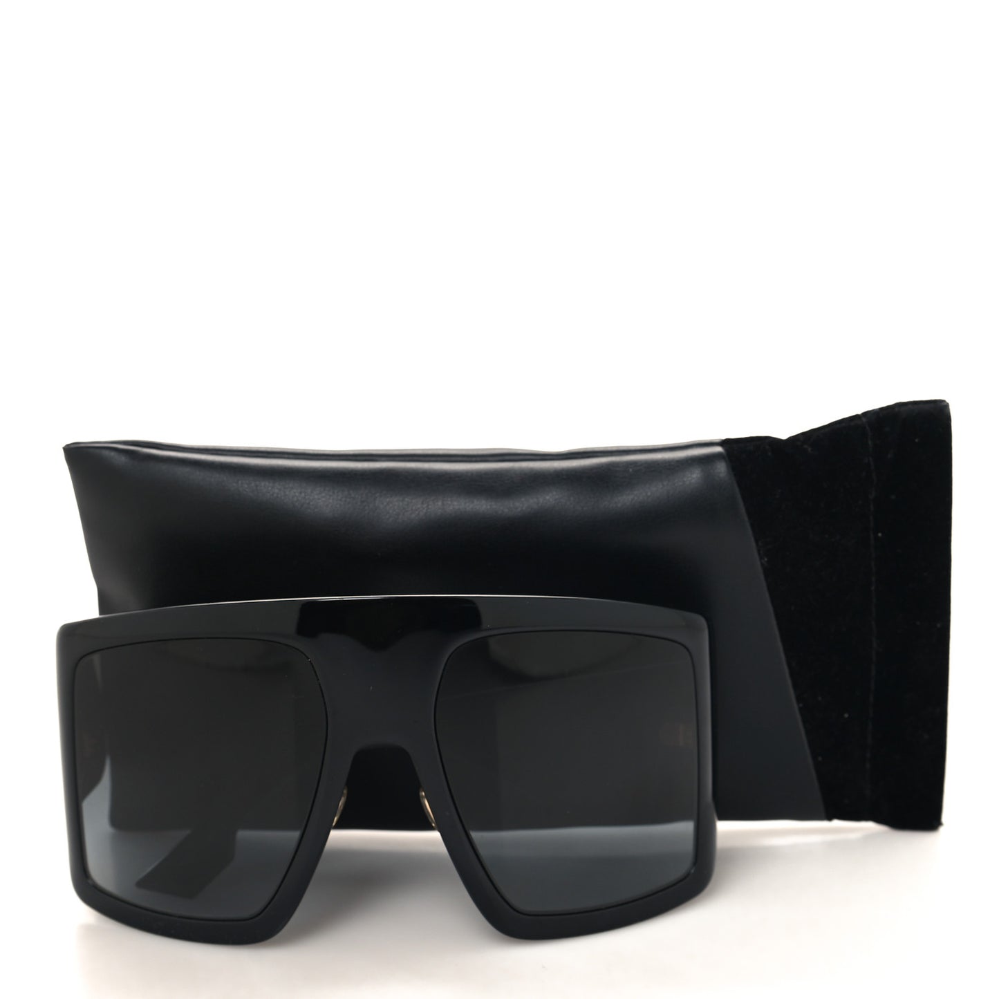 Acetate DiorSo Light 1 Shield Sunglasses Black
