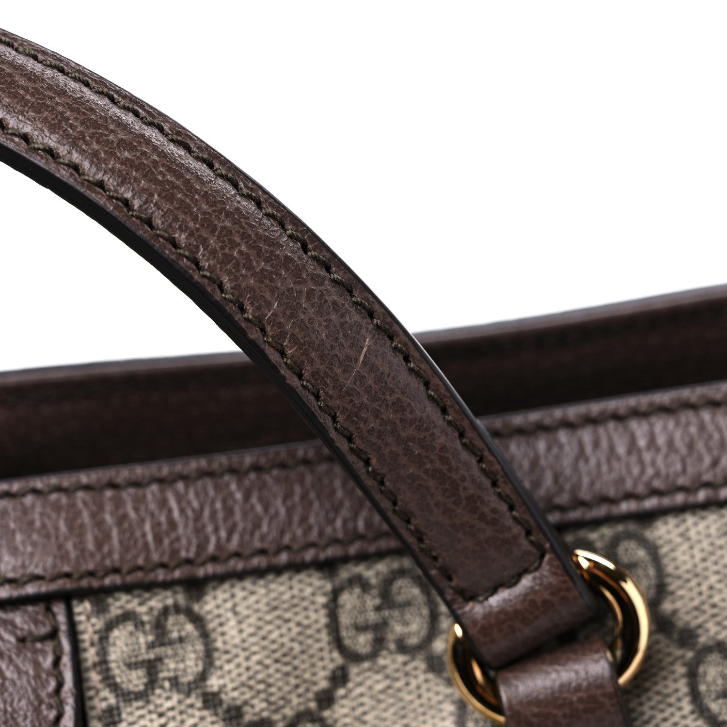 Gucci GG Supreme Monogram Medium Ophidia Shopping Tote Brown 13 of 14