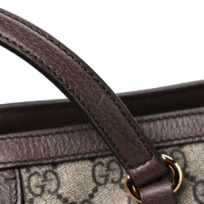 Gucci GG Supreme Monogram Medium Ophidia Shopping Tote Brown 13 of 14