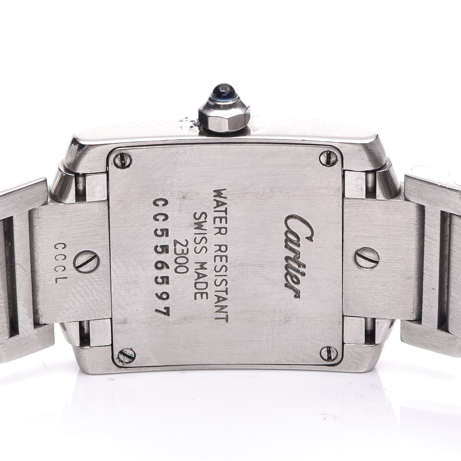 Cartier Stainless Steel 20mm Tank Francaise Quartz Watch 6 of 9