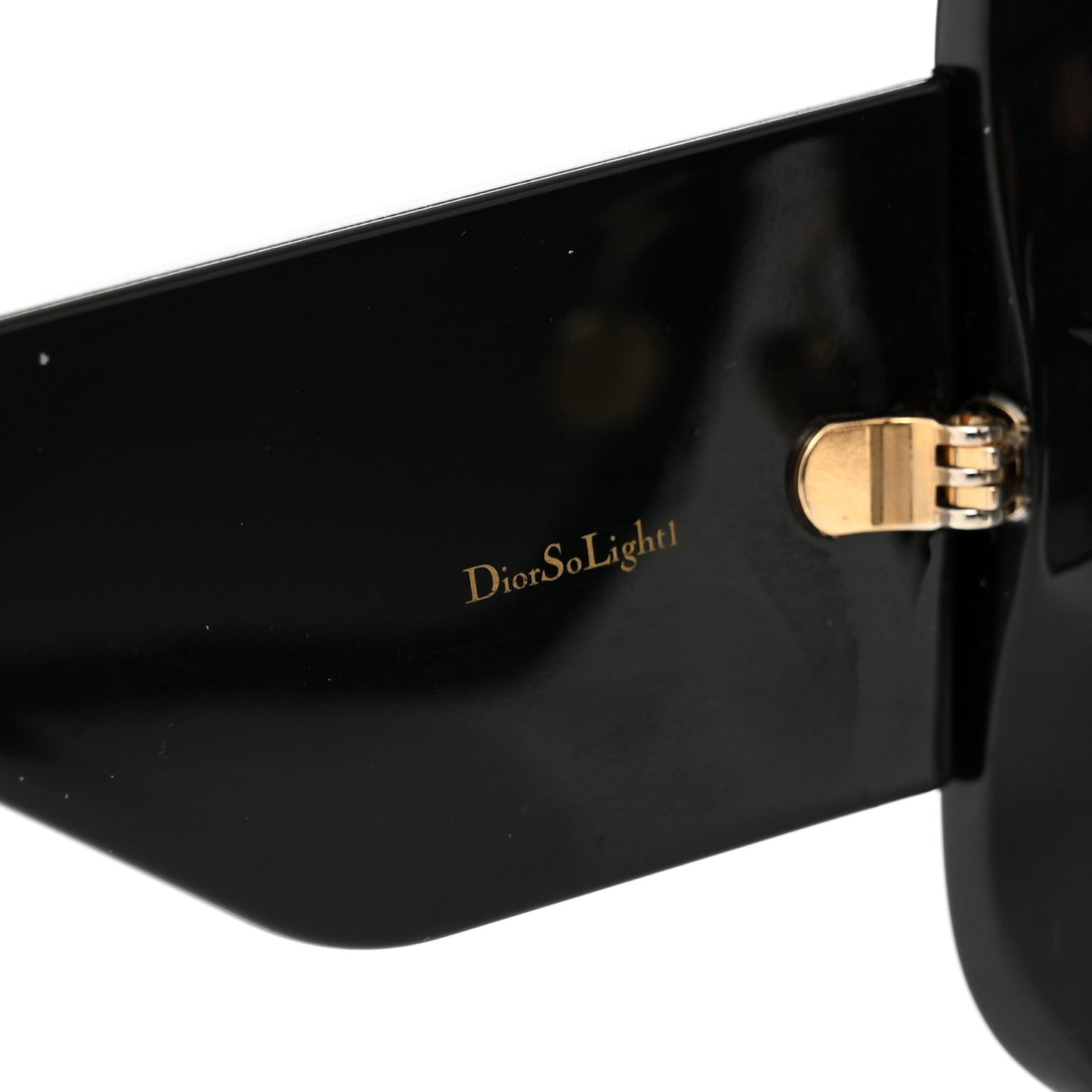 Acetate DiorSo Light 1 Shield Sunglasses Black