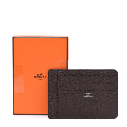 Hermes Epsom City 8CC Card Holder Chocolate 7 of 7