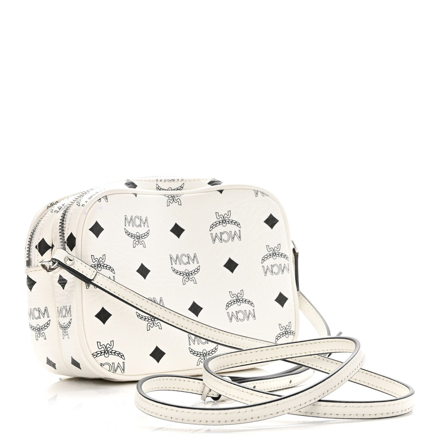 Visetos Camera Crossbody Bag White