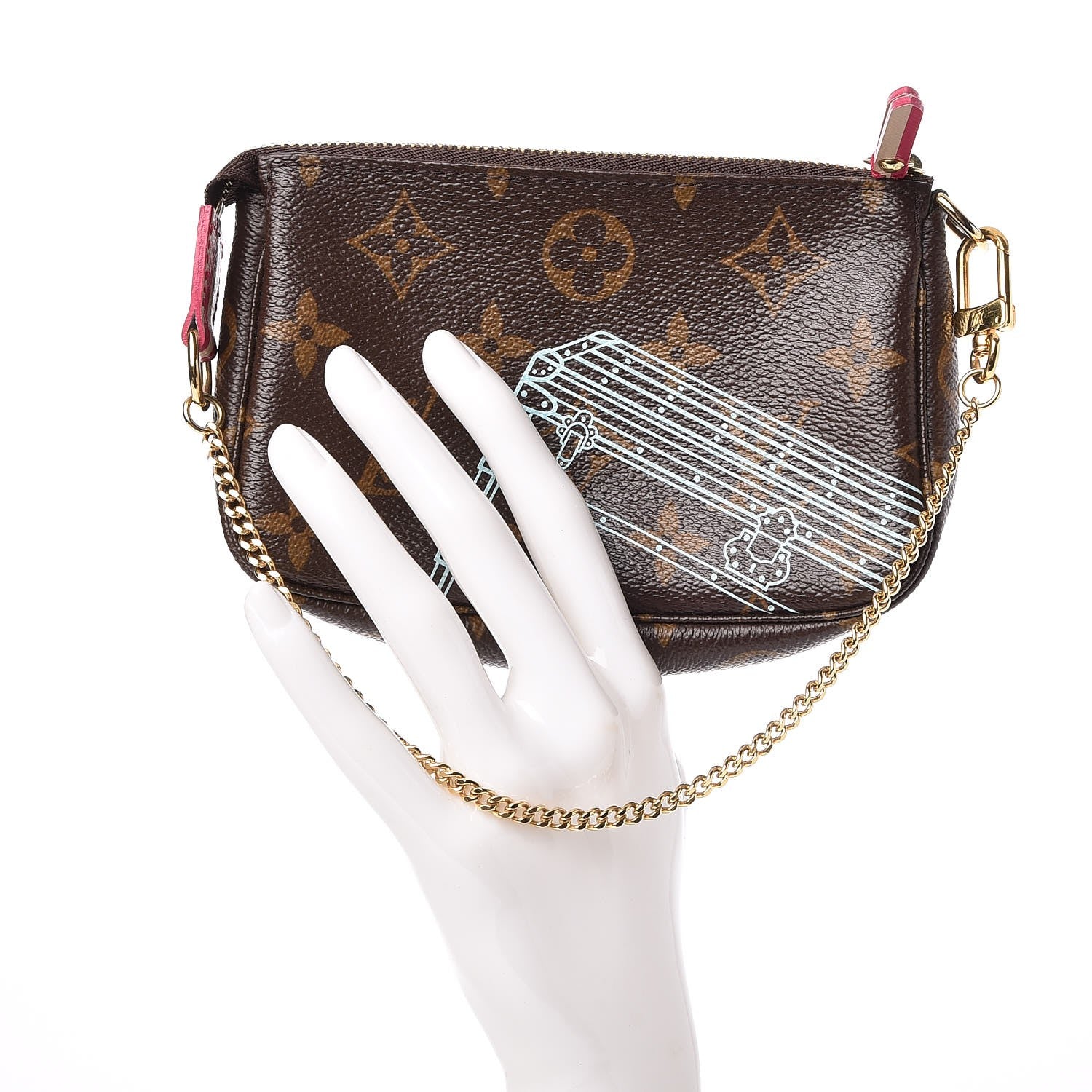 Louis Vuitton Monogram 2014 Christmas Animation Mini Pochette Accessories 2 of 7