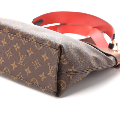 Louis Vuitton Monogram Tuileries Besace Caramel Rouge 7 of 9