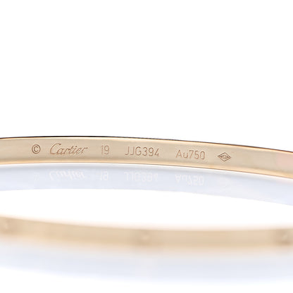 Cartier 18K Yellow Gold Small LOVE Bracelet 19 4 of 6