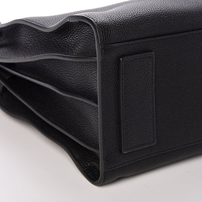 Saint Laurent Grained Calfskin Small Supple Sac De Jour Black 11 of 13