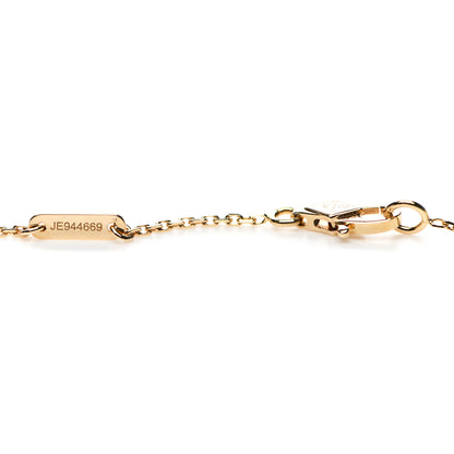 Van Cleef & Arpels 18K Yellow Gold Mother of Pearl Sweet Alhambra Pendant Necklace 4 of 6