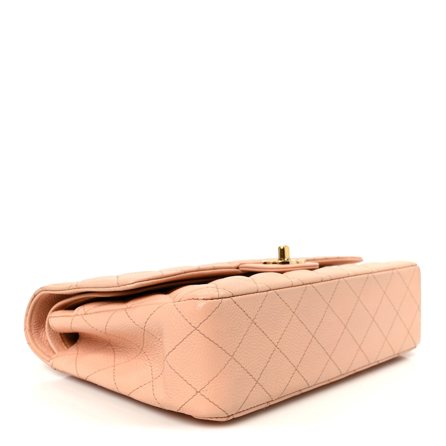 Chanel Caviar Quilted Medium Double Flap Light Pink 4 of 11