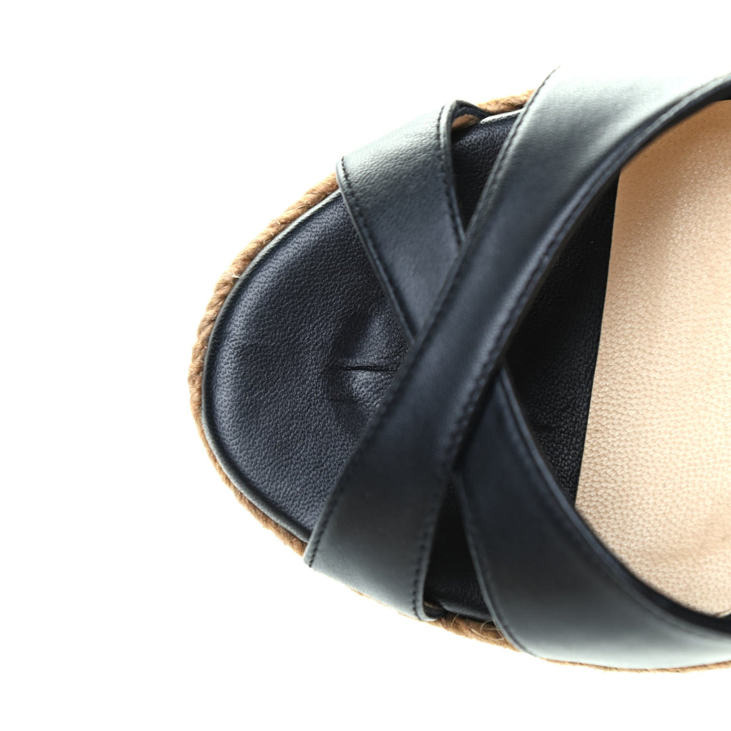 Nappa Rope Cork Alanah 105 Wedge 38.5 Black