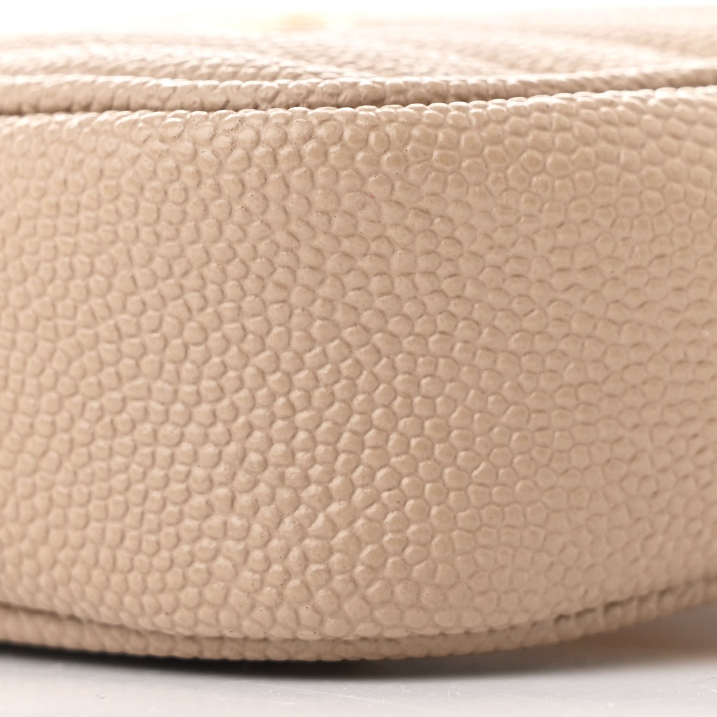 Grain De Poudre Matelasse Monogram Baby Lou Camera Bag Dark Beige