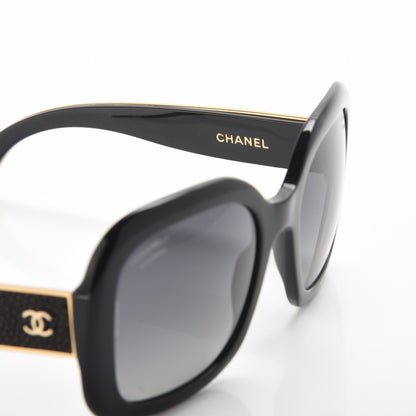 Chanel Stingray Polarized CC Sunglasses 5272-Q Black 5 of 8