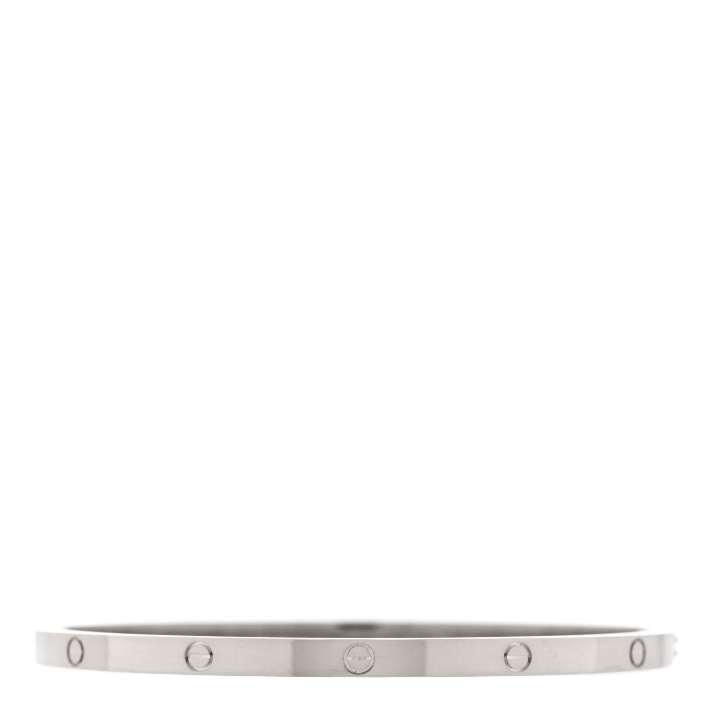 18K White Gold Small LOVE Bracelet 18