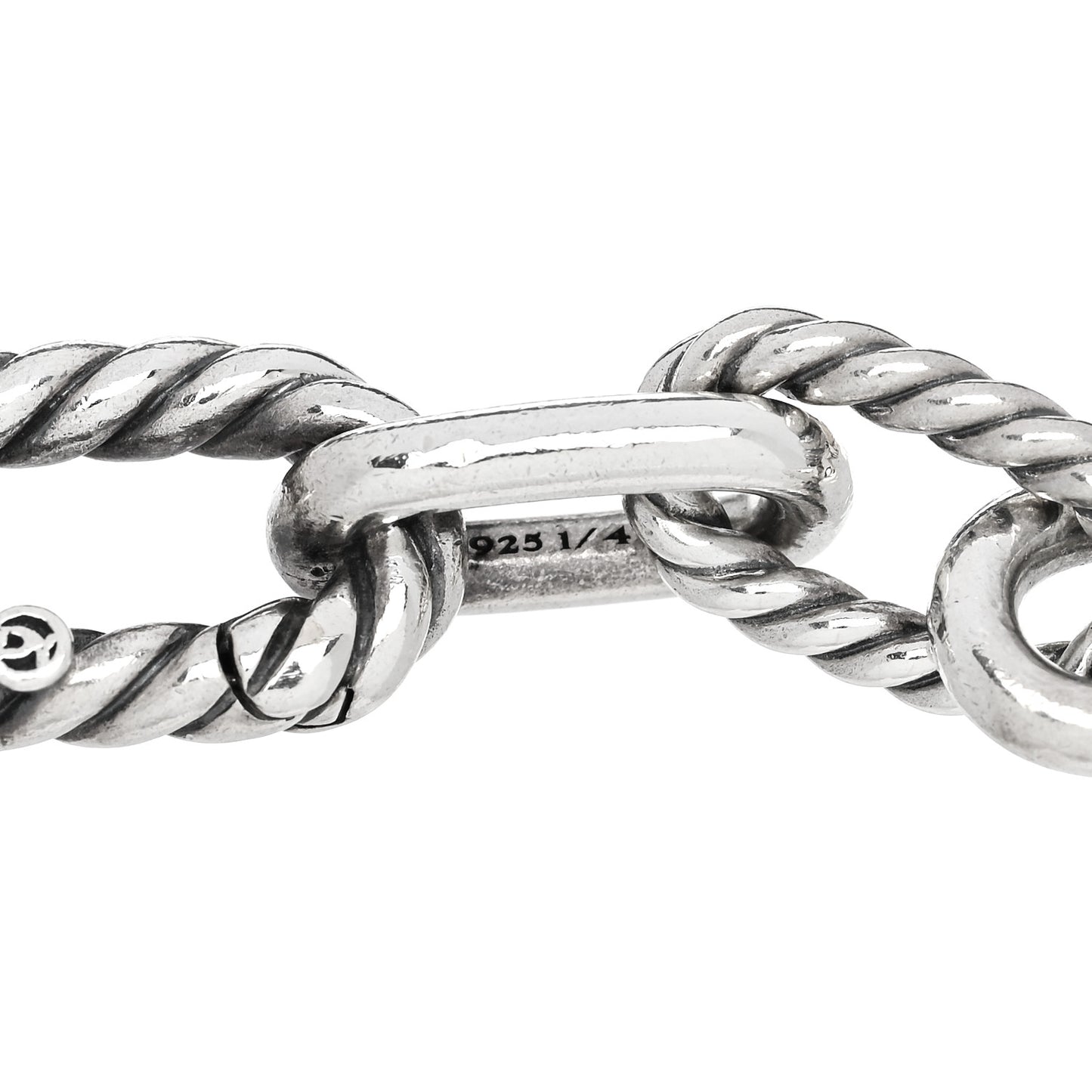 Sterling Silver 18K Yellow Gold 8.5mm Madison Chain Bracelet