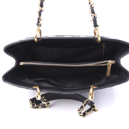 Chanel Caviar Quilted Grand Shopping Tote GST Black 5 of 10